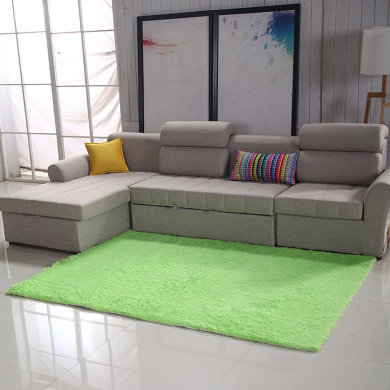 Eenvoudige eenvoudig tapijt Multicolor kunstmatige wol Tapijt Anti-slip huisdiervriendelijk vloerkleed voor de woonkamer