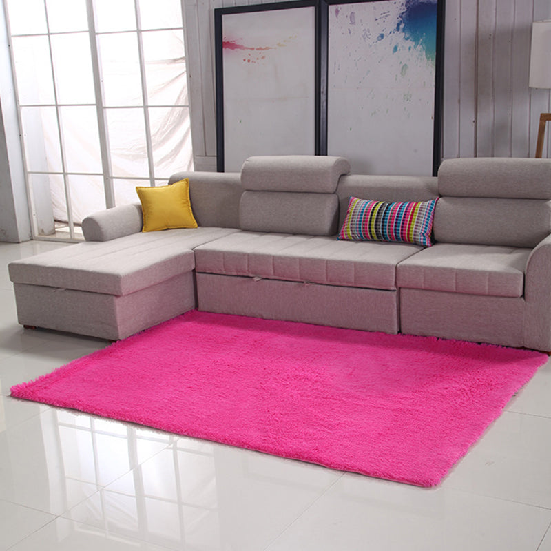 Eenvoudige eenvoudig tapijt Multicolor kunstmatige wol Tapijt Anti-slip huisdiervriendelijk vloerkleed voor de woonkamer
