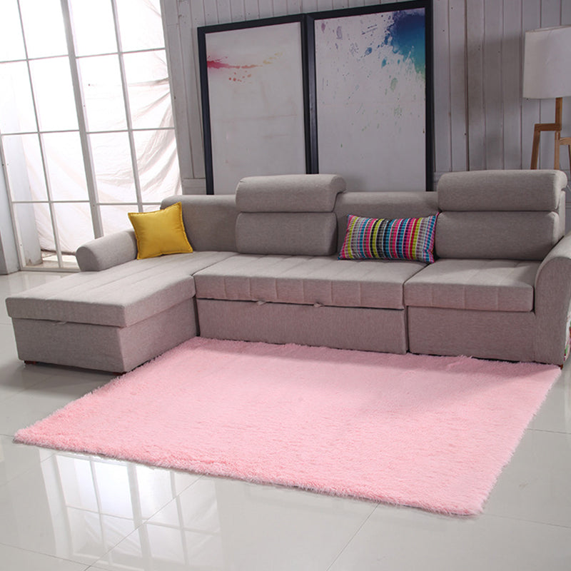 Eenvoudige eenvoudig tapijt Multicolor kunstmatige wol Tapijt Anti-slip huisdiervriendelijk vloerkleed voor de woonkamer