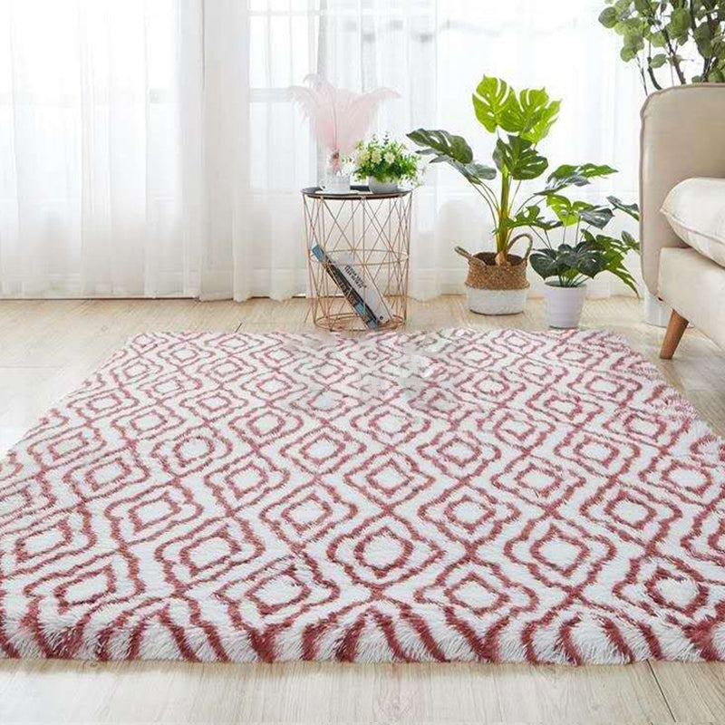 Multicolor Home Decoration Rug Casual Tie Dye Graphic Print Carpet Plush Stain Resistant Pet Friendly Non-Slip Rug