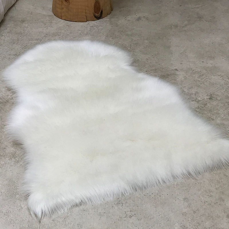 Warm effen kleurentapijt Veelkleurig tapijt in Scandinavische stijl Pluche Machinewasbaar functioneel tapijt voor slaapkamer