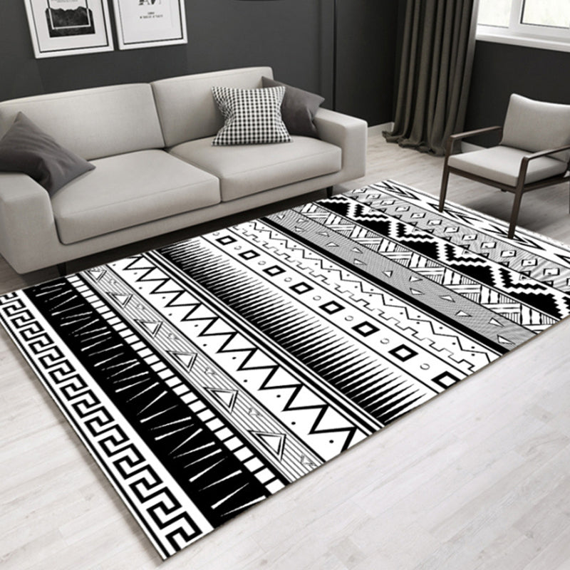 Eenvoud naadloos patroon tapijt multi-kleuren Boheems tapijt nylon anti-slip kleurbestendig huisdiervriendelijk tapijt voor decoratie