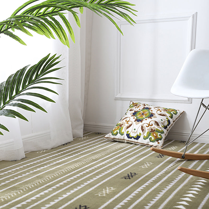 Minimalistischer Bohemian Teppich mehrfarbiger nahtloser Muster Teppich waschbarer Färbung widerstandsfähiger Rutsch-Backing-Teppich für Schlafzimmer