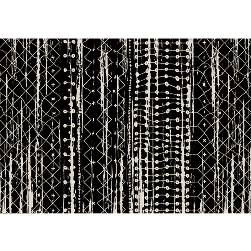 Milieu geometrisch tapijt multi-kleuren Boheemse tapijt synthetische antislip machine wasbaar huisdiervriendelijk tapijt voor woonkamer