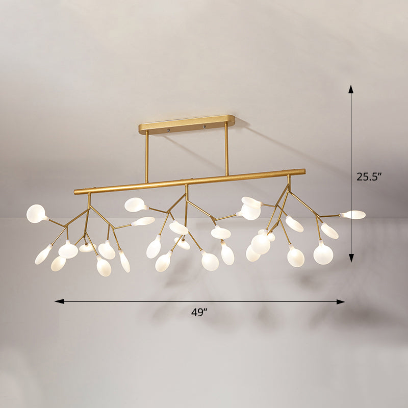 Pendard minimaliste Pendard Pendant Light Acrylique Lampe de suspension du restaurant