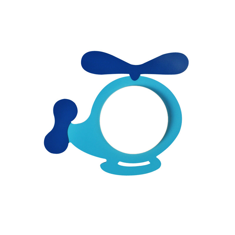 Carton de lampe murale en forme de nouveauté bleue 1 Éclairage d'applications en bois de bulbe avec nuance de verre de lait à balle