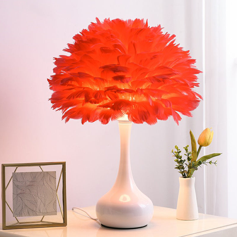 Éclairage de table nordique 1-Bulb Vase Vase Lampe Nordic 1-Bulb pour décoration de la chambre