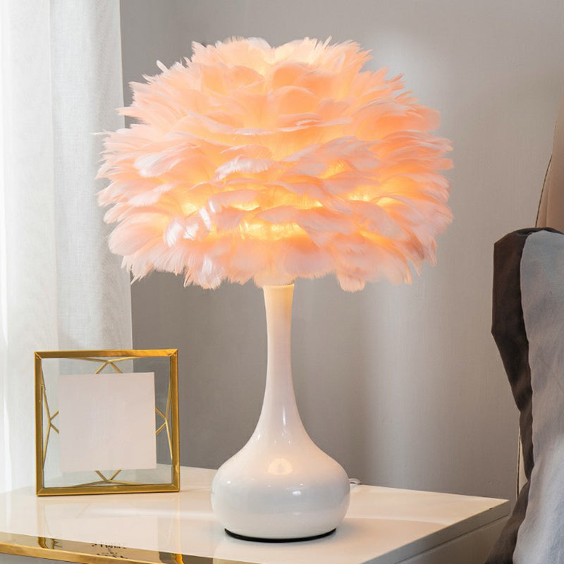 Éclairage de table nordique 1-Bulb Vase Vase Lampe Nordic 1-Bulb pour décoration de la chambre