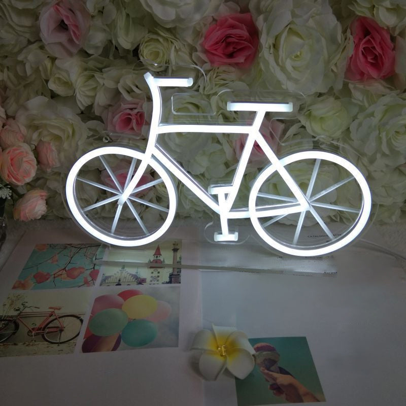 Cartoon geassorteerde vorm neon verlichting plastic kinderen slaapkamer led nachtlamp in wit