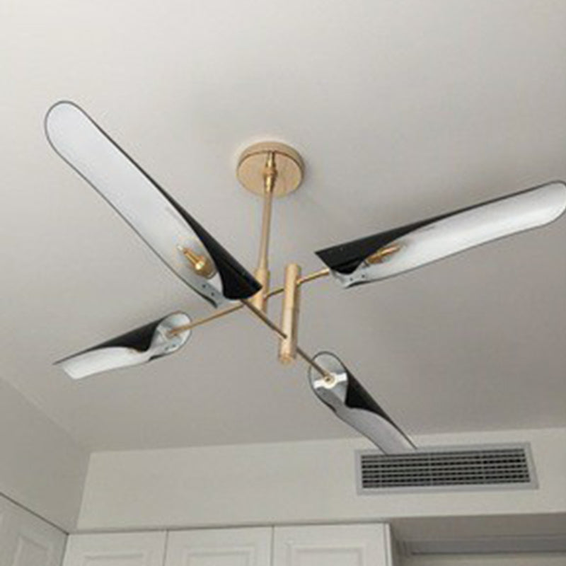 Metal Tiers Adjustable Chandelier Postmodernism Suspension Pendant Light for Living Room