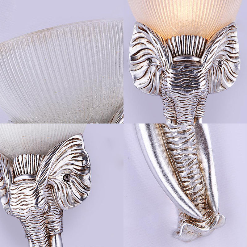 Silver Elephant Ponce Light Traditional Prism Glass 1 Light Halway Murd Murd Murd