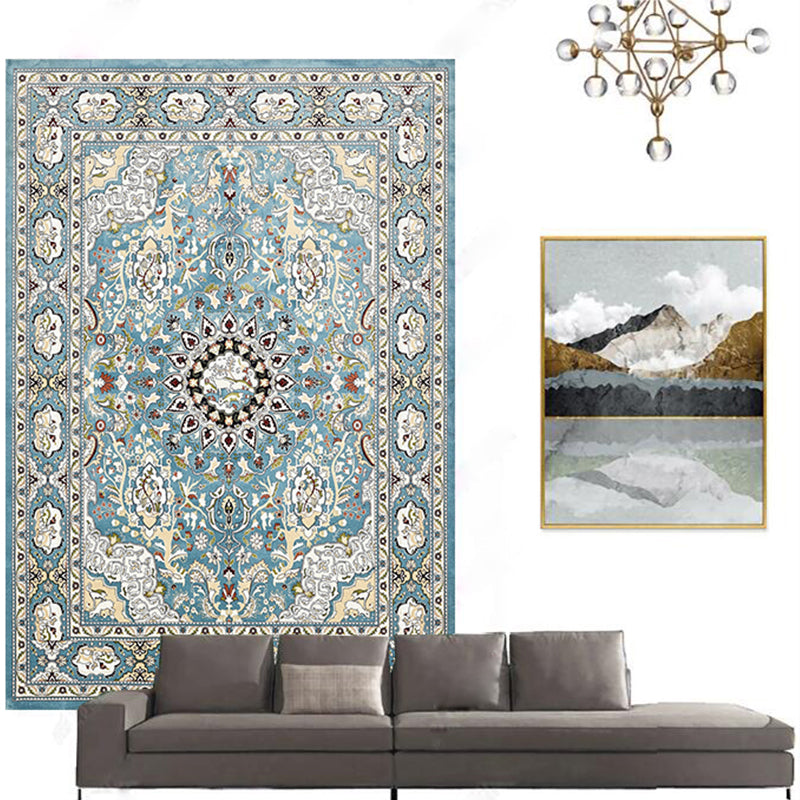 Gelegenheiten floral bedruckter Teppich Multi-farbiges Polypropylen Innenteppich nicht rutschfest