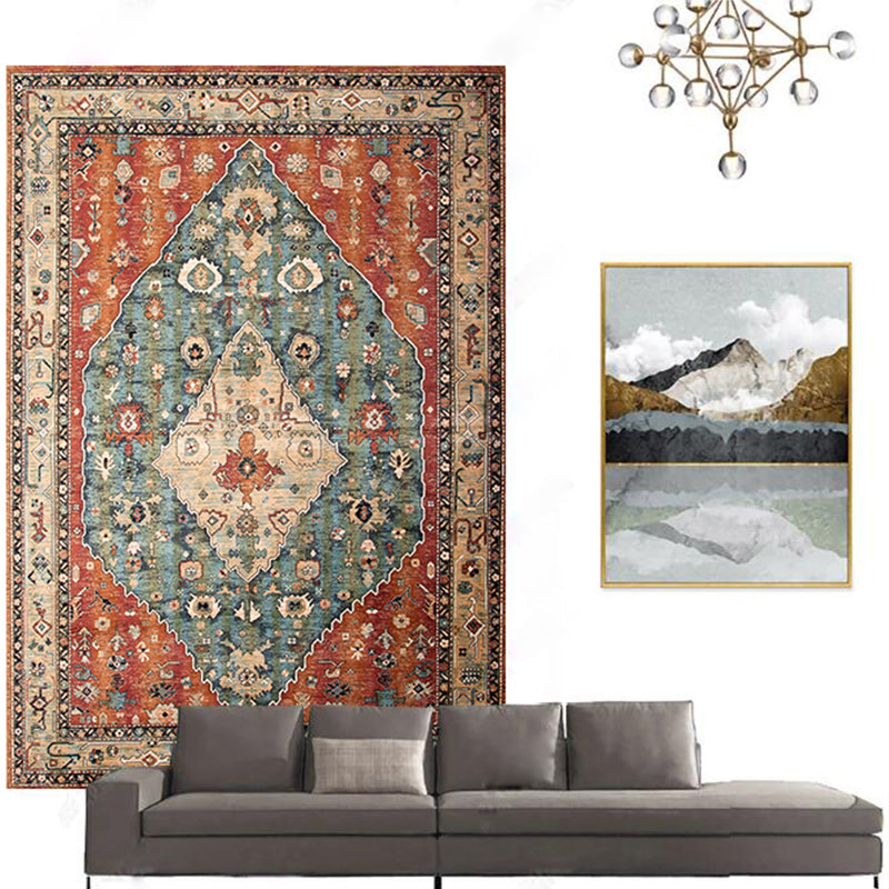 Gelegenheiten floral bedruckter Teppich Multi-farbiges Polypropylen Innenteppich nicht rutschfest