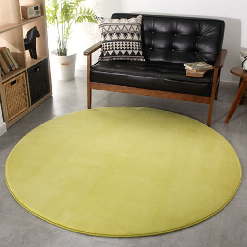 Casual Stripe Print Rug Multi Color Cotton Blend Indoor Rug Anti-Slip Backing Pet Friendly Carpet for Bedroom