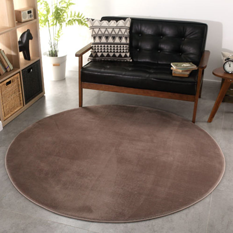 Casual Stripe Print Rug Multi Color Cotton Blend Indoor Rug Anti-Slip Backing Pet Friendly Carpet for Bedroom