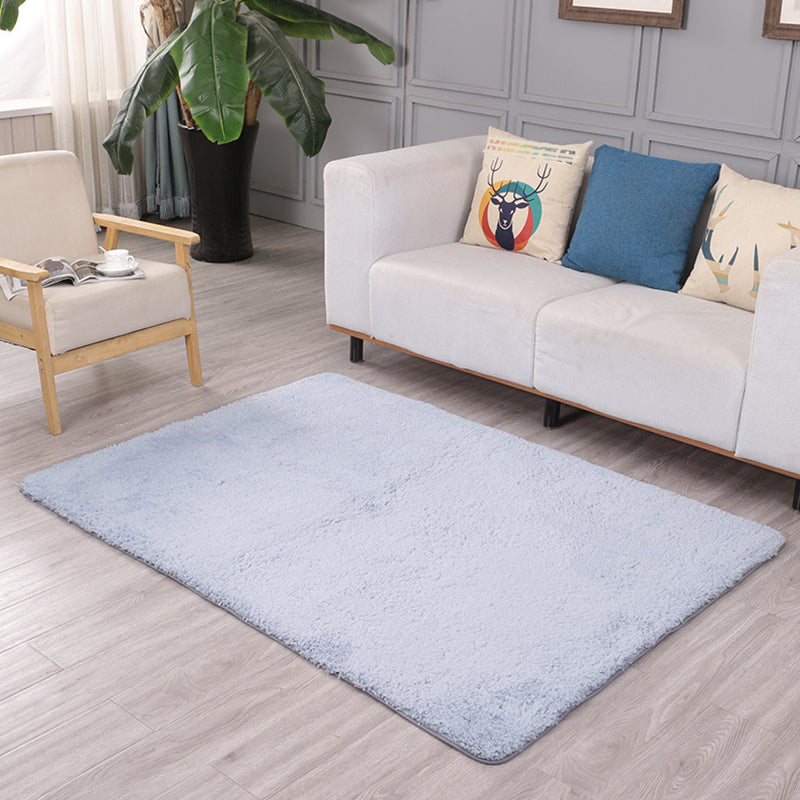 Tapis de couleur unie nordique multi-couleurs PVC tapis intérieur pour animaux de compagnie Animageux de la zone de support antidérapante pour le salon