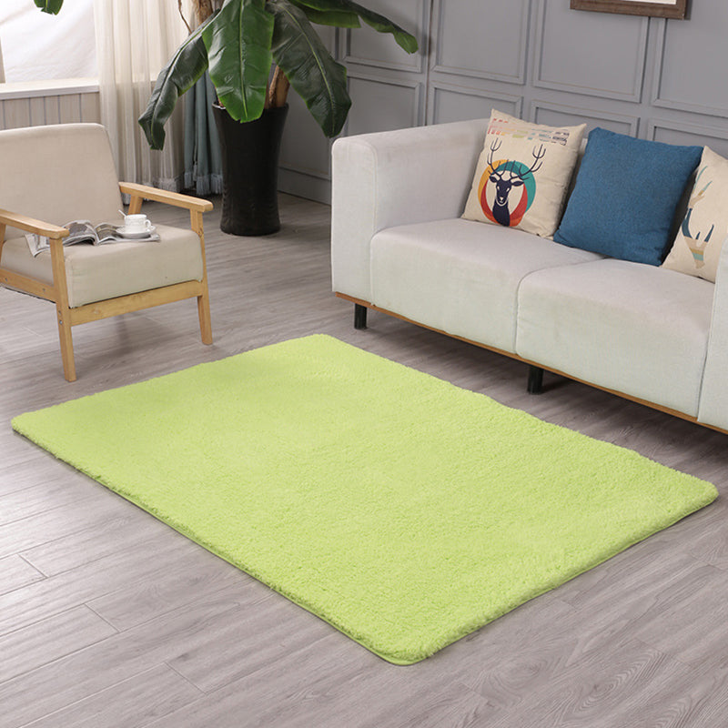 Tapis de couleur unie nordique multi-couleurs PVC tapis intérieur pour animaux de compagnie Animageux de la zone de support antidérapante pour le salon