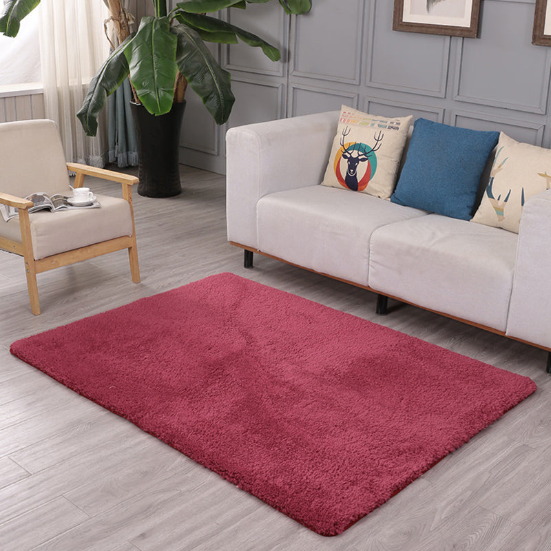 Tapis de couleur unie nordique multi-couleurs PVC tapis intérieur pour animaux de compagnie Animageux de la zone de support antidérapante pour le salon