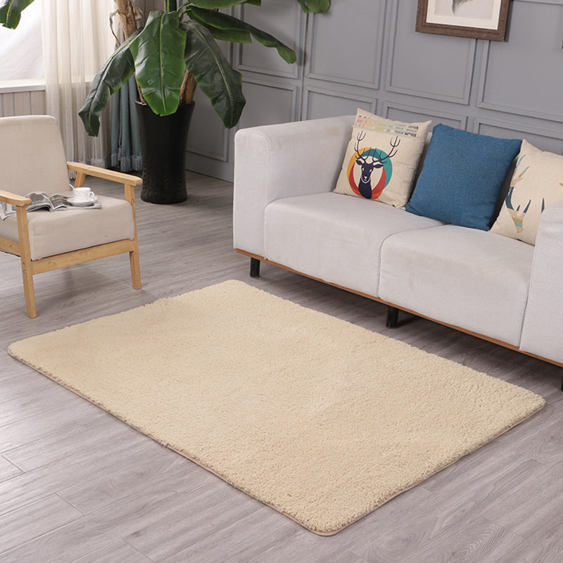 Tapis de couleur unie nordique multi-couleurs PVC tapis intérieur pour animaux de compagnie Animageux de la zone de support antidérapante pour le salon