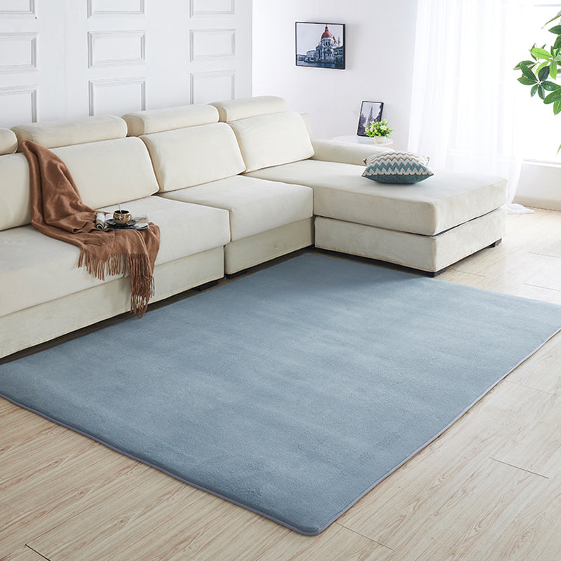 Multi Color Solid Color Rug Polypropylene Relaxing Indoor Rug Anti-Slip Backing Pet Friendly Area Carpet for Room