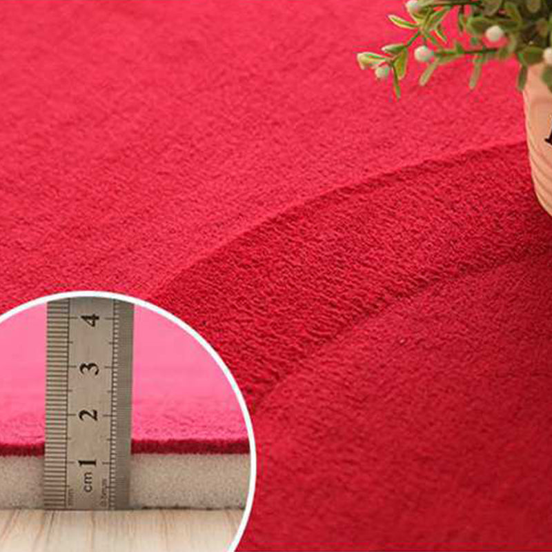 Einfacher mehrfarber entspannender Teppich Polyster Feste Farbe Innenteppich nicht rutschfreundlicher Teppich für Zuhause