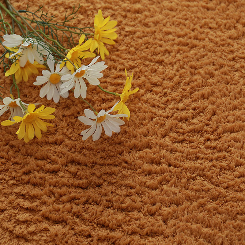 Alfombra de color sólido de moda Multi color Polyster alfombra de interior de la alfombra sin deslizamiento de la alfombra del área del área de las mascotas para habitación