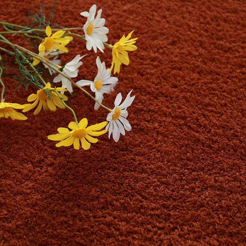 Alfombra de color sólido de moda Multi color Polyster alfombra de interior de la alfombra sin deslizamiento de la alfombra del área del área de las mascotas para habitación
