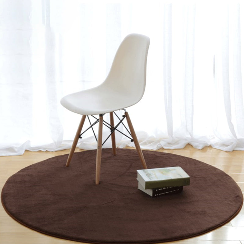 Alfombra Simple De Color Sólido, Alfombra Interior Sintética Multicolor con Respaldo Antideslizante, Alfombra Lavable De Fácil Cuidado para La Habitación