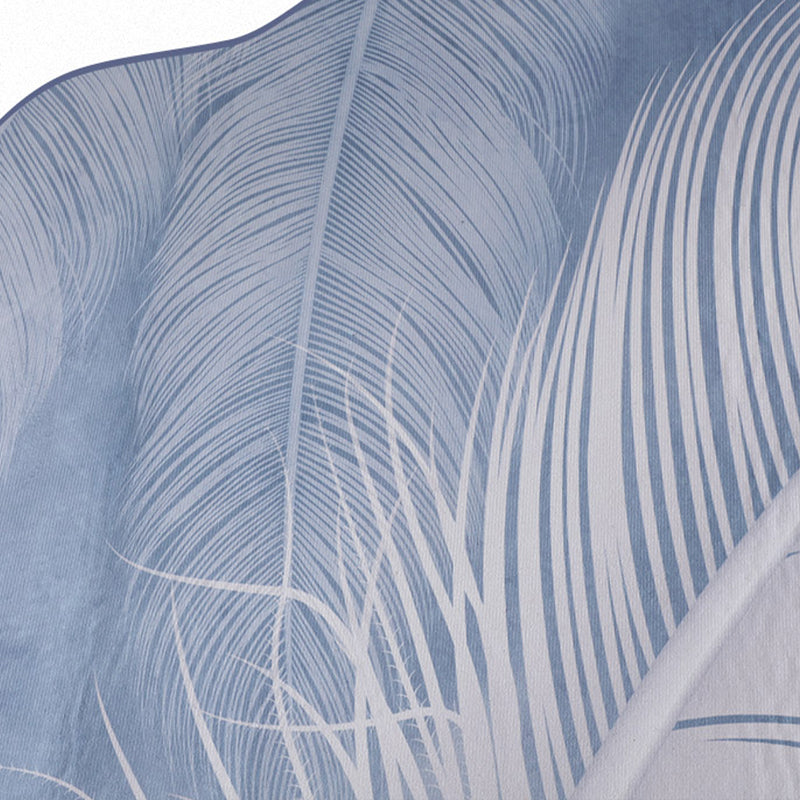 Graue Feder Teppich Polyster Neuheit Bereich Teppich Anti-Rutsch-Backing Easy Care Indoor Teppich für Wohnzimmer