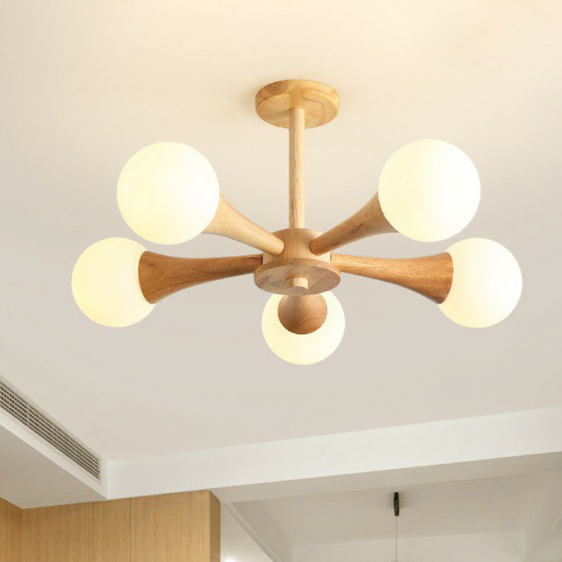 Sfalta a sospensione Simplicità Simplicità Opal Glass Dining Sala Sospense Lampada sospensione