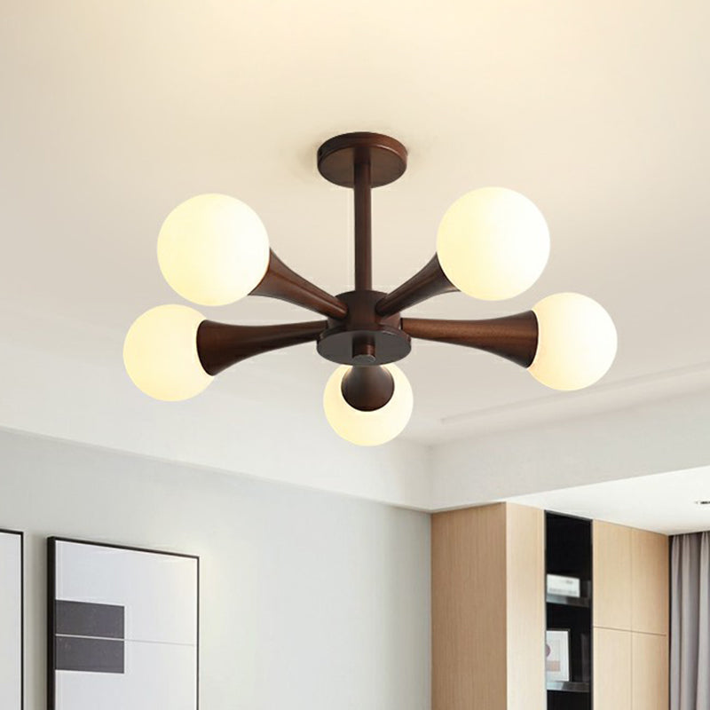 Sfalta a sospensione Simplicità Simplicità Opal Glass Dining Sala Sospense Lampada sospensione