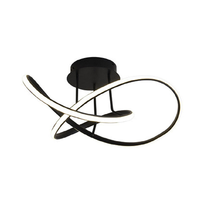 Acrylcyclus LED semi-gemonteerde verlichting Elegante minimalistische plafondlamp voor slaapkamer