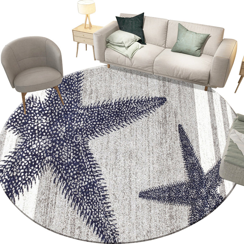 Modern Parlor Rug Multi Colored Geometric Pattern Area Rug Polypropylene Easy Care Pet Friendly Carpet