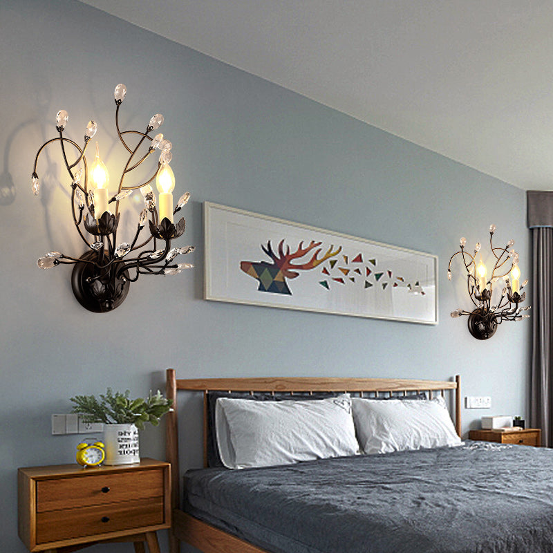 Éclairage noir à 2 légers noir