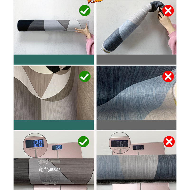 Novelty Living Room Rug Multi Colored Geometric Indoor Rug Polypropylene Non-Slip Backing Pet Friendly Carpet