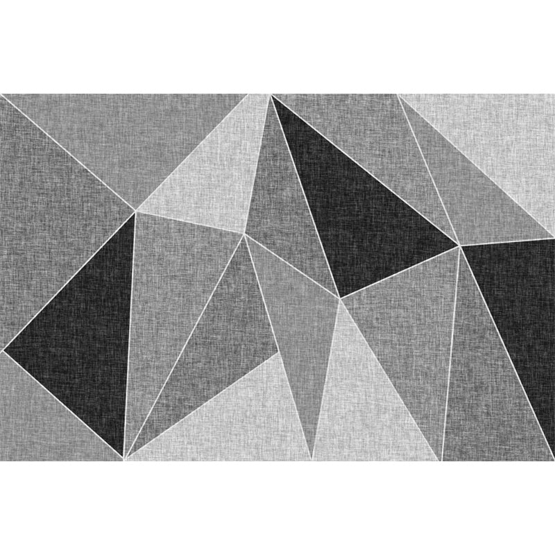 Alfombra de salón formal patrón geométrico múltiple alfombra de polipropileno de polipropileno alfombra de área fácil de cuidado