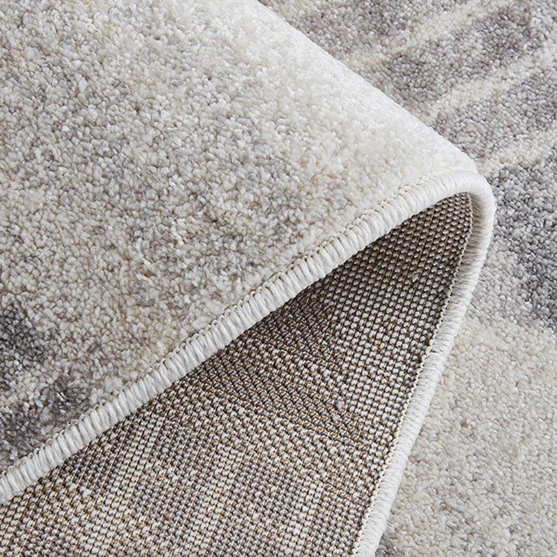 Modern Geometric Rug Multi Colored Polyster Indoor Rug Non-Slip Backing Pet Friendly Area Carpet for Living Room