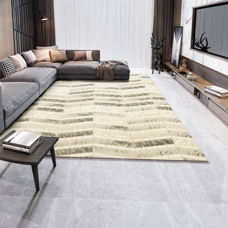 Multi-Farben Geo gedruckter Teppich Polyster Skandinavischer Bereich Teppich nicht rutschfest