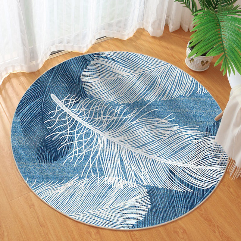 Cute Bedroom Rug Multi Colored Cartoon Printed Area Carpet Synthetics Non-Slip Backing Washable Indoor Rug