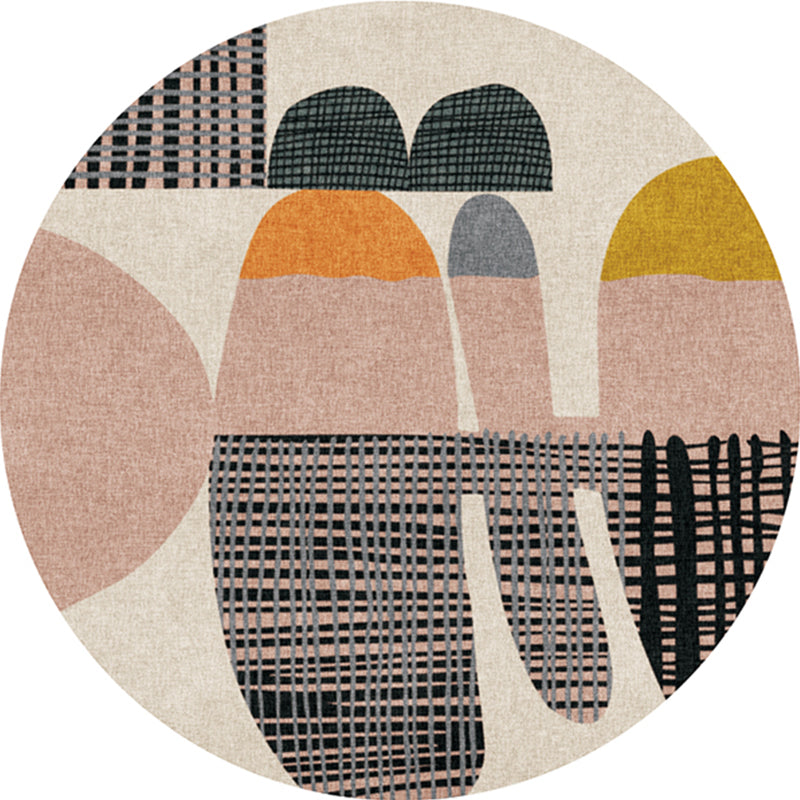 Modern Decoratie Tapijt Multi-gekleurd abstract Patter Pattered Area Tapijt Non-slip Backing Pet Friendly Rug