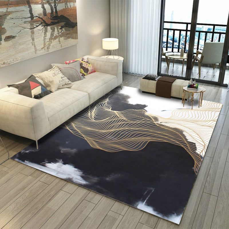 Nordic Home Decor Tapijt Multi-gekleurd abstract patroon Gebied Tapijt synthetisch niet-slip achteruitgang voor huisdiervriendelijk tapijt