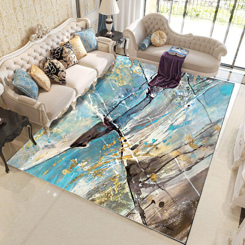 Nordic Home Decor Tapijt Multi-gekleurd abstract patroon Gebied Tapijt synthetisch niet-slip achteruitgang voor huisdiervriendelijk tapijt