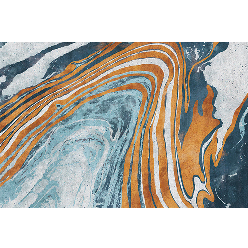 Alfombra de decoración moderna Synthetics de alfombra de alfombra de interior con estampado múltiple.