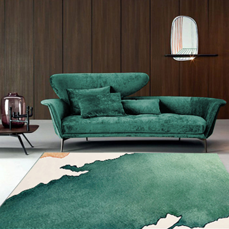 Noordse woonkamer vloerkleed multi-gekleurde kleurgeblokkeerde gebied tapijt polyster niet-slip rug achterste gemakkelijke verzorging indoor tapijt