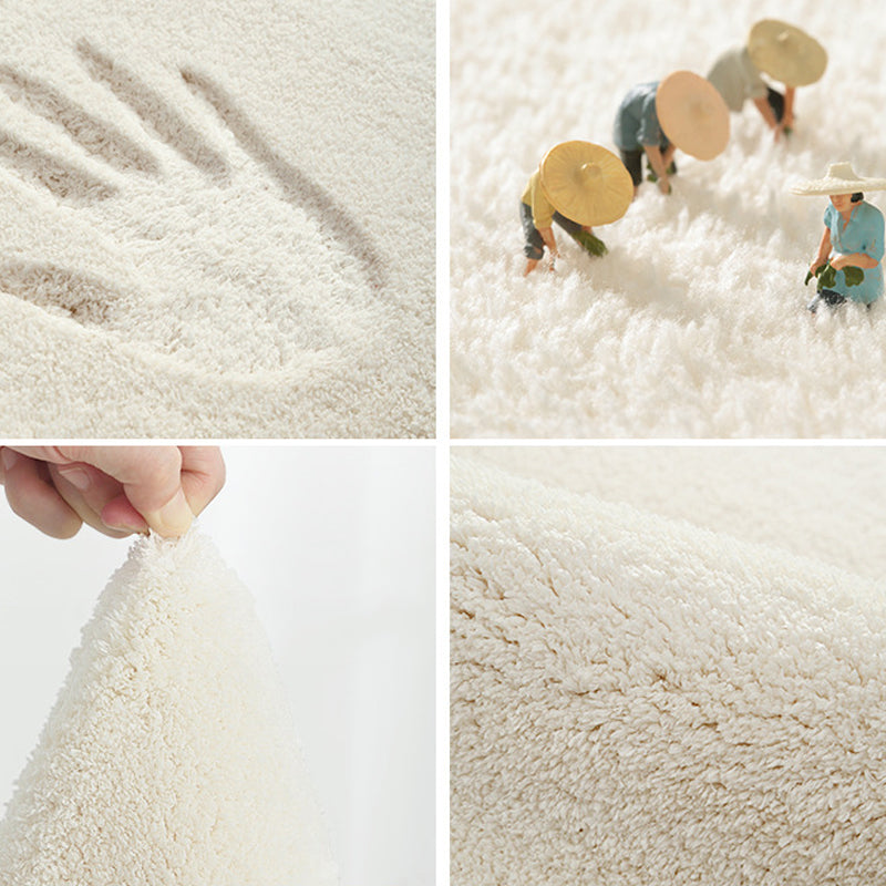 Trendy Plant Printed Rug Multi Colored Lamb Wool Area Carpet Anti-Slip Backing Easy Care Washable Rug for Bedroom