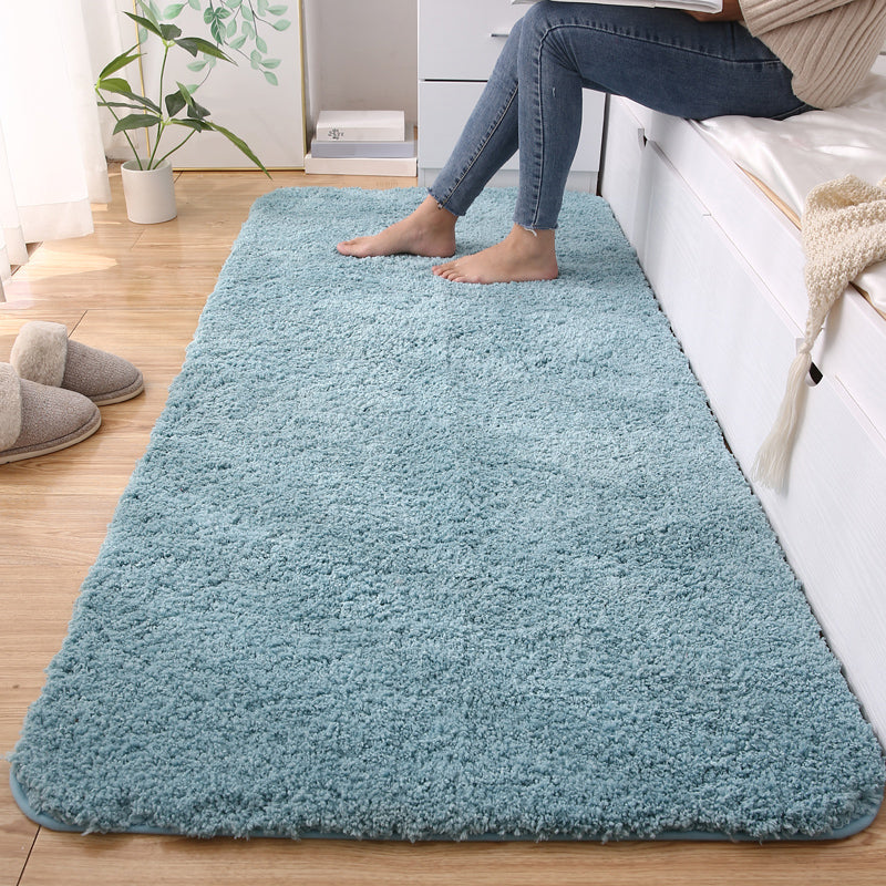 Einfacher, einfarbiger Teppich, mehrfarbiger Polypropylen-Teppich, rutschfeste Unterseite, haustierfreundlicher Innenteppich für das Zimmer