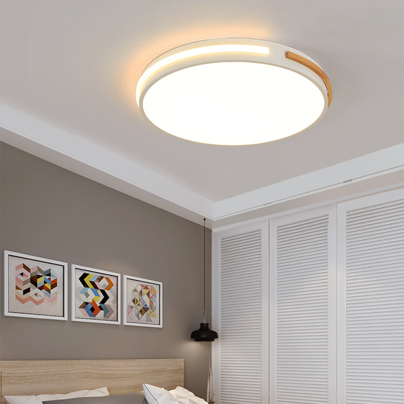 Slaapkamer Plafond Licht Armatuur Minimalistische Flush Mount Led licht met ronde acryl