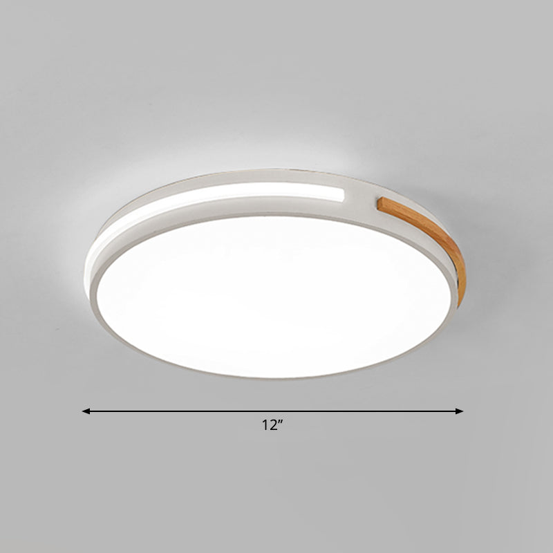 Slaapkamer Plafond Licht Armatuur Minimalistische Flush Mount Led licht met ronde acryl