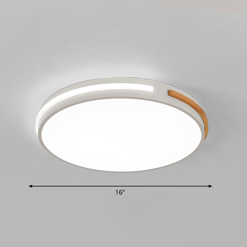 Slaapkamer Plafond Licht Armatuur Minimalistische Flush Mount Led licht met ronde acryl