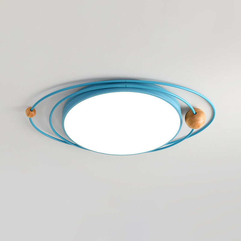 Nordic Orbit-vormige inbouwlamp acryl kinderslaapkamer LED-plafondgemonteerde lamp